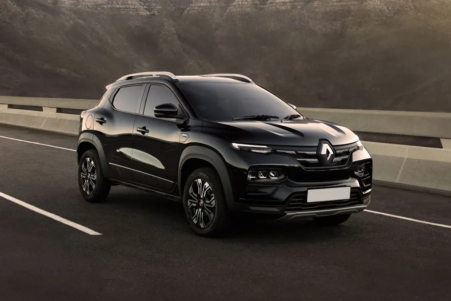 Renault Kiger in black colour 